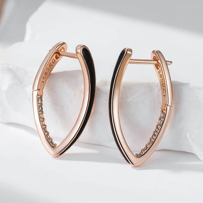 Black Pendant Earrings