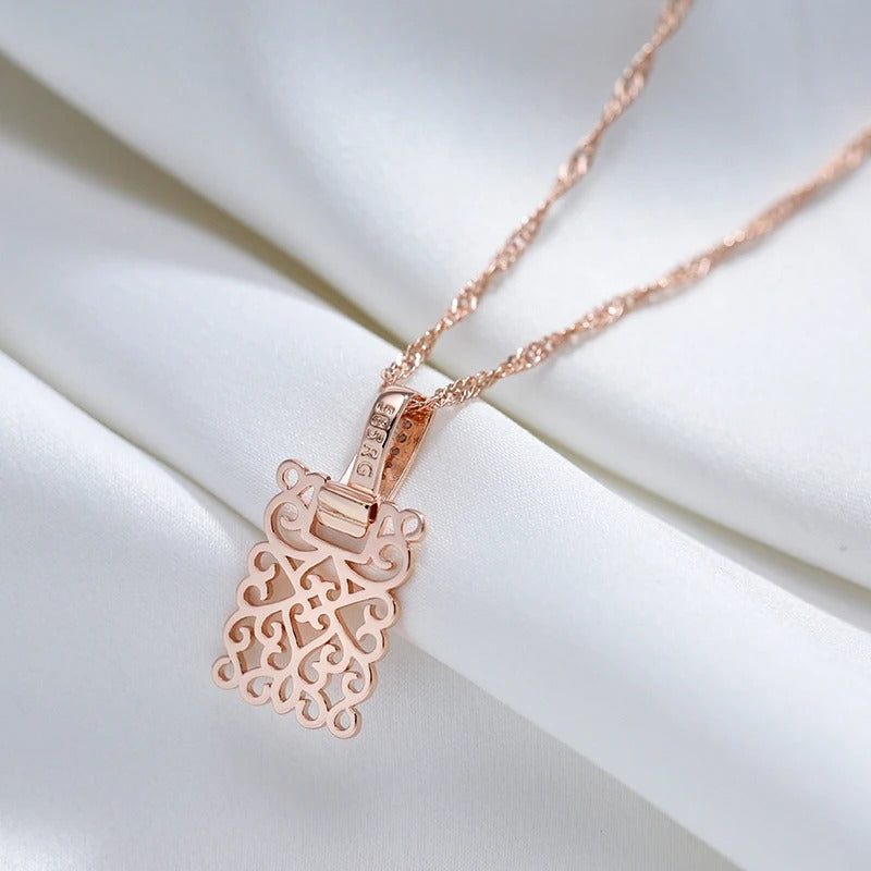 Long Square Pendant Necklace